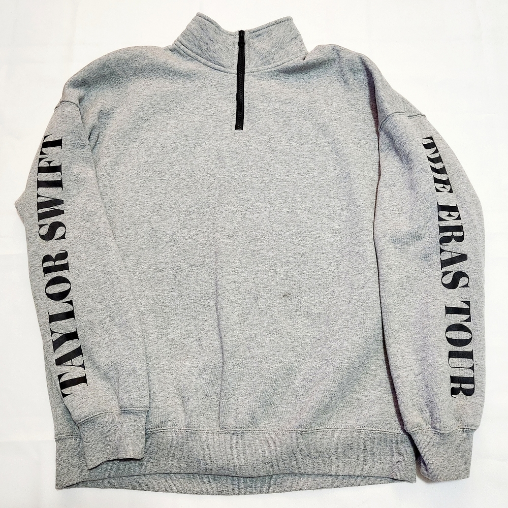 Taylor Swift Eras Tour 1/4 zip size Large - Picture 2 of 9